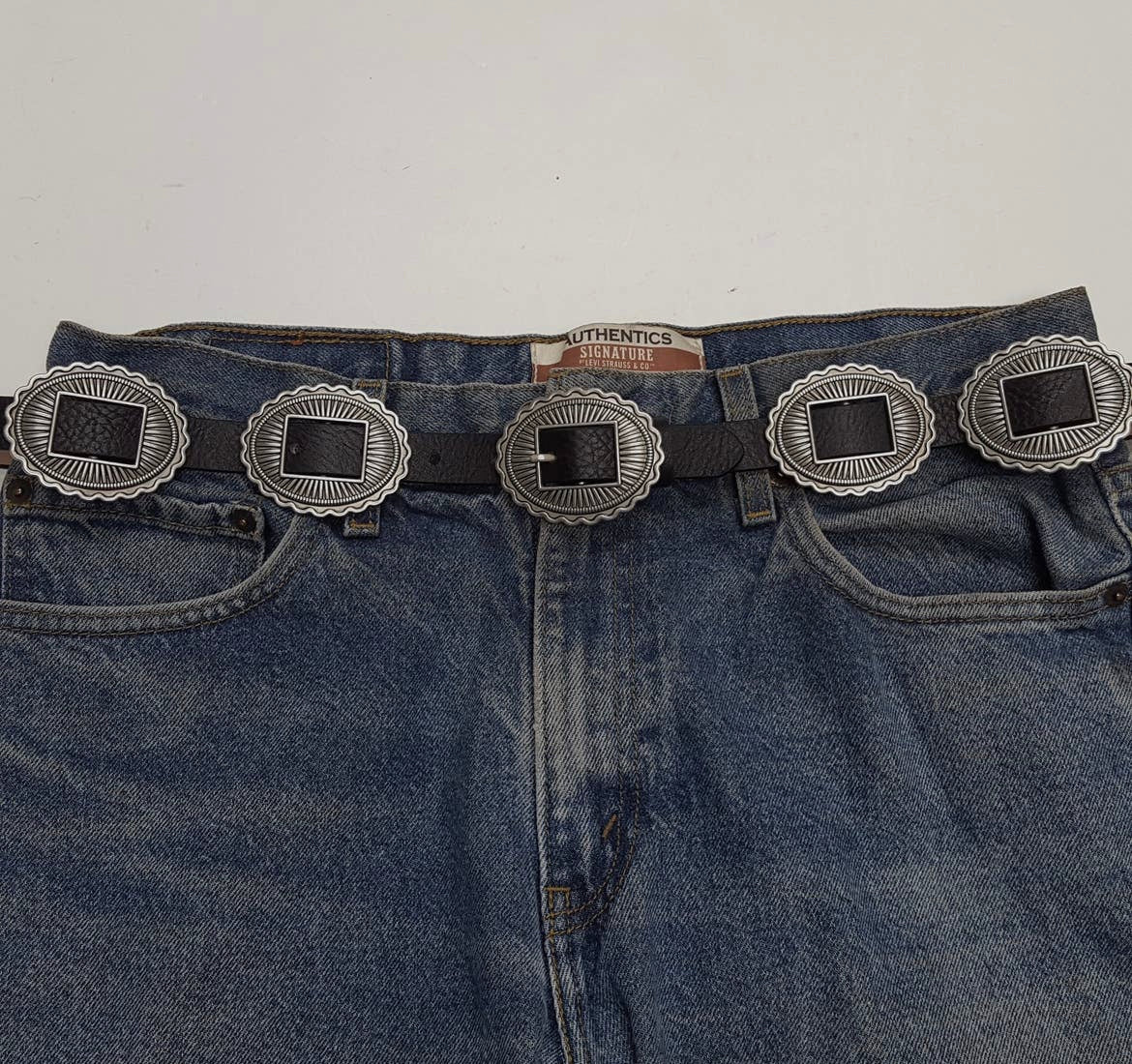 Black Concho Belt